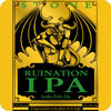 Stone Ruination w/ Agave and Lime beer Label Full Size