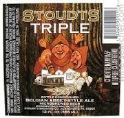 Stoudts Abbey Triple beer Label Full Size