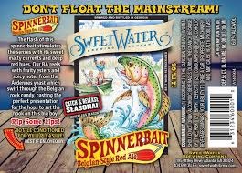 SweetWater Spinners Bait beer Label Full Size