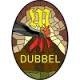 Mazama Dubbel beer Label Full Size
