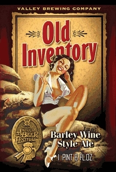 Valley Old Inventory beer Label Full Size