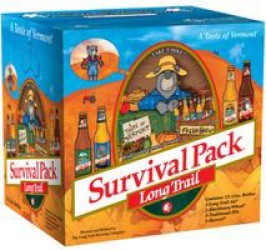 Long Trail Fall Survival Pack beer Label Full Size