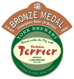 Yorkshire Terrier beer Label Full Size