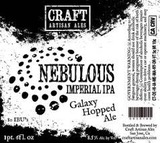 Craft Artisan Nebulous DIPA beer