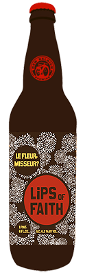 New Belgium Le Fleur Messeur beer Label Full Size