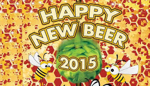 Asheville Happy New Beer 2015 beer Label Full Size