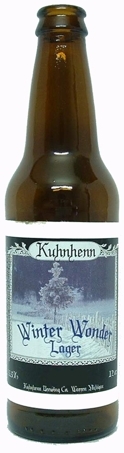 Kuhnhenn Winter Wonder beer Label Full Size