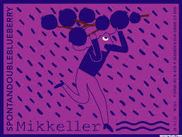 Mikkeller Spontandoubleblueberry beer Label Full Size