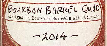 Boulevard Bourbon Barrel Quad 2014 beer Label Full Size