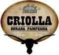 Nuevo Origen Criolla Dorada Pampeana beer Label Full Size