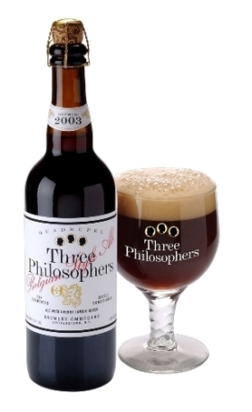 Ommegang Three Philosophers 2009 beer Label Full Size