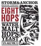 Storm & Anchor Eight Hops beer Label Full Size