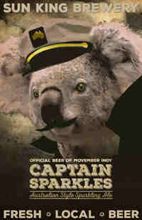 Sun King Captain Sparkles beer Label Full Size