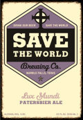 Save The World Lux Mundi Patersbier beer Label Full Size