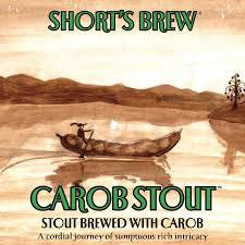 Short's Imperial Carob Stout beer Label Full Size