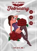 Foothills IPA of the Month February beer Label Full Size