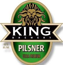King Hellas Pilsner beer Label Full Size