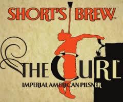 Short's The Curl beer Label Full Size