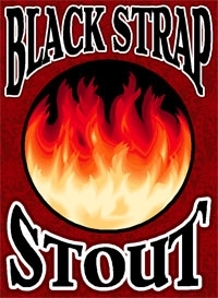 East End Black Strap Stout beer Label Full Size