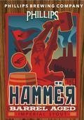 Phillips The Hammer Barrel Aged Imperial Stout beer Label Full Size