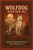 Mount Shasta Wolfdog Irish Red Ale beer
