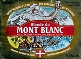 Du Mont Blanc Blonde beer