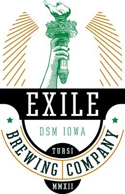 Exile Nightfall Porter beer Label Full Size