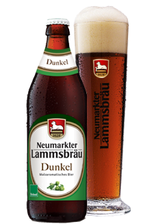 Lammsbräu Dunkel beer Label Full Size