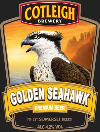 Cotleigh Seahawk Gold beer Label Full Size