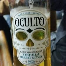 Photo of Oculto Agave Infused Tequila Barrelled Beer Beer Label