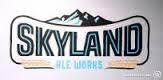 Skyland Aleworks Chocolate Porter beer Label Full Size