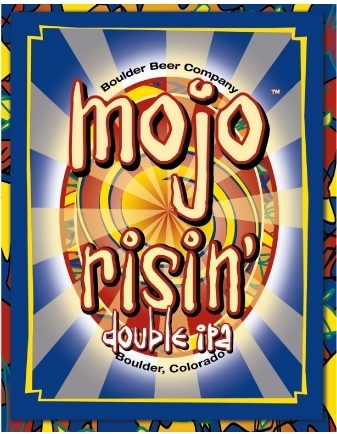 Boulder Mojo Risin DIPA Oak Aged beer Label Full Size