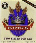 King's Two Fisted Old Ale beer Label Full Size