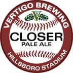 Vertigo The Closer beer Label Full Size