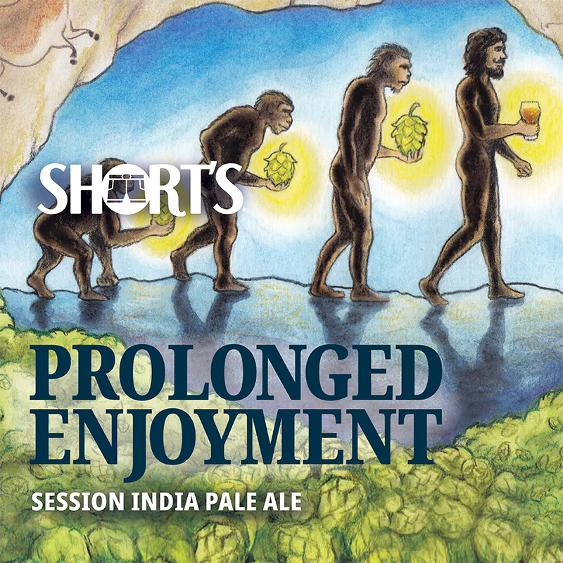 Short's Prolonged Enjoyment Session IPA beer Label Full Size