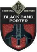 Kirkstall Black Band beer Label Full Size