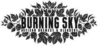 Burning Sky Arise beer Label Full Size