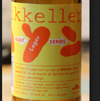 Mikkeller Yeast Series: Lager beer Label Full Size