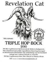 Revelation Cat Triple Hop Bock beer Label Full Size