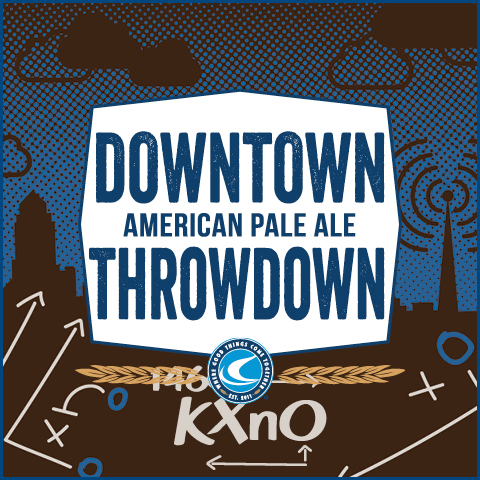 Confluence Downtown Throwdown beer Label Full Size
