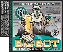 Ninkasi Big Bot Pale beer Label Full Size
