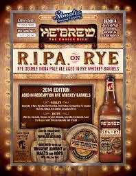 Shmaltz He'brew R.I.P.A on Rye 2014 beer Label Full Size
