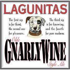 Lagunitas Olde Gnarley Wine beer Label Full Size