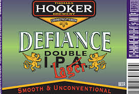 Thomas Hooker Hooker Defiance beer Label Full Size