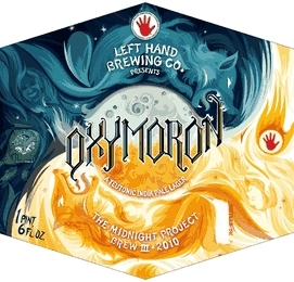 Left Hand + Terrapin Oxymoron beer Label Full Size