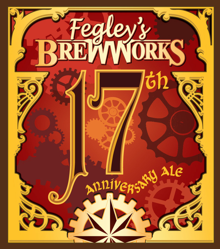 Fegley's 17th Anniversary Ale beer Label Full Size