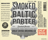 Great Divide Smoked Baltic Porter beer