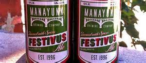 Manayunk Festivus Wintertime Ale beer Label Full Size