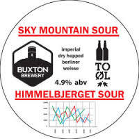 To Øl + Buxton Sky Mountain Sour beer Label Full Size