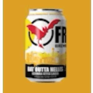 Freetail Bat Outta Helles beer Label Full Size